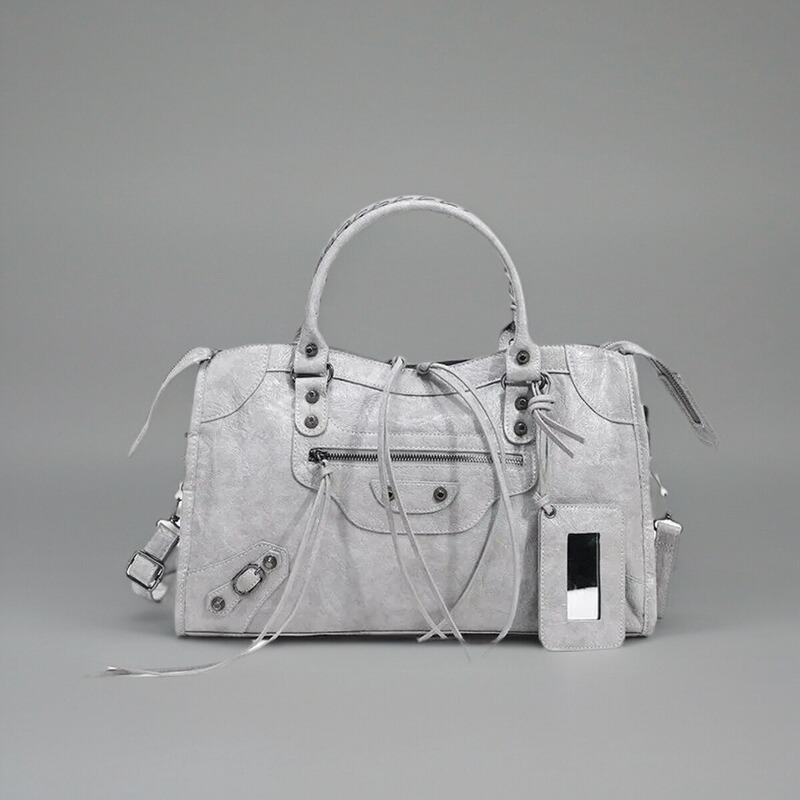 Imported Leather Qmlg Polo Paul Women's Crossbody Bag, Large and Small Sizes, Tassel Women's Motorcycle Bag, Handbag, Shoulder Bag