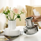 Чистая красная керамическая ваза украшения простые кремы для гостиной ins в стиле цветочный шкаф телевизионный шкаф