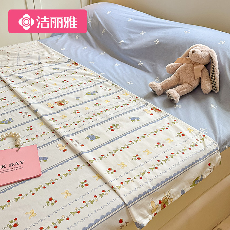 Lilly full cotton sepal sleeping bag pure cotton single travel sleeping bag bed linen by hood travel hotel for business trips portable-Taobao