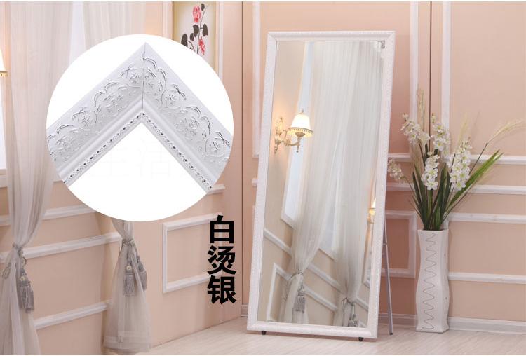 Gương sàn kích thước lớn Gương dài thay gương Gương lắp gương tự phục vụ cửa hàng quần áo gương kéo dài Gương mỏng - Gương gương treo bàn trang điểm