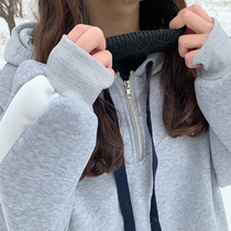 Fried Street necropolis 2020 new ancient vintage plus suede thickened jacket autumn and winter 100 hitch cap high tide