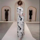 2022 new summer French retro high-quality small temperament Western style loose waist print dress female