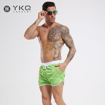  Ukeqi swimming trunks mens fashion new mesh comfortable breathable quick-drying loose swimming trunks hot spring beach drifting shorts