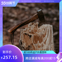 springhill outdoor camping Forging Tomahawk Camping Axe Outdoor Axe Jungle Camp Axe Felling Axe