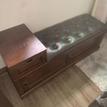 American porch stool changing shoes stool entering the door can sit storage stool home door shoe cabinet changing shoe stool integrated shoe stool