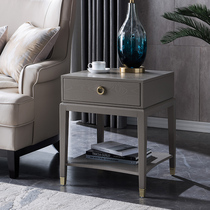 Light luxury side few small coffee table mini sofa side cabinet New Chinese side table bedside table simple square table corner cabinet