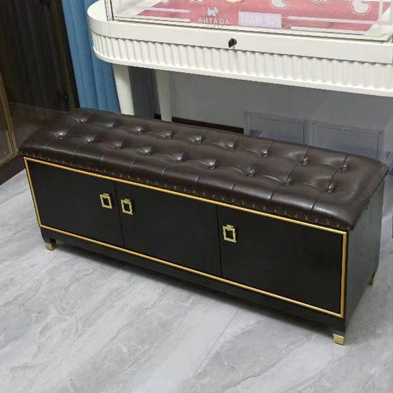 Shoes cabinet household doorway large capacity locker cabinet to collect solid wood replacement shoe stool mask closet new Chinese shoe cabinet