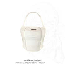 Slightly fat girl wears a big code fat mm hanging neck harness vest female inner hitch bottom design sensation outside wearing a cardigan