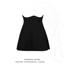 Great Meng Sprouts Early Autumn Nets Red Fish Bone Skirt Womens Veil Fashion Minus Age Group Big Code Micro Fat MM Black Half Body Skirt Tide