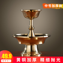 Pure copper protective glass Home Buddha Former Tibetan Buddhism Supplies Concealed Religious paraphernalia for cup collection thickened for the number of wine glasses