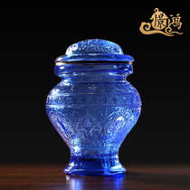 Ancient Law Glazed Eight Auspicious Treasure of Bottle Density Buddhist Supplies For Buddhist Supplies for the Ruyi of the Buddha Dragon King Huang Cairou