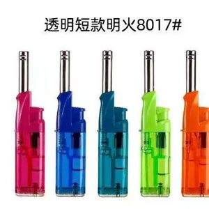 透明短款打火机蜡烛点火器短煤气灶酒精点火棒厨房充气明火点火器