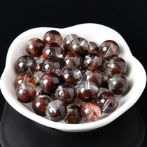 Class 7a Natural red ghost Dispersed Beads Diy Natural Crystal Loose Bead with Pearl Poly Basin Transit Pearl Ornament Accessories