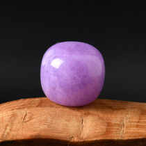 Purple Jade Barrel Pearl Loose Pearl Purple Crystal Ornament Drum Pearl Road Road Pass Diyby Hand Chain Matching Pearl Transfer Pearl Buddha Pearl