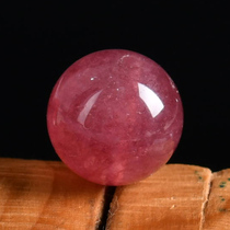 Strawberry crystal jade medullary bead semi-finished product single male and female bracelet necklace dly handmade ornament accessories