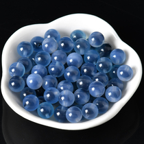Natural Ice Overdraft Blue Sugar Hearts Agate Loose Beads BEADS DIY HANDMADE MATERIAL ORNAMENT ACCESSORIES ROUND BEADED HAND CHAIN BUDDHA BEADS