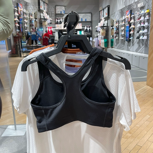 Nike, спортивный бюстгальтер, нижнее белье, быстросохнущая одежда для йоги для тренировок, высокопрочный противоударный жилет, бюстгалтер, для бега, в обтяжку