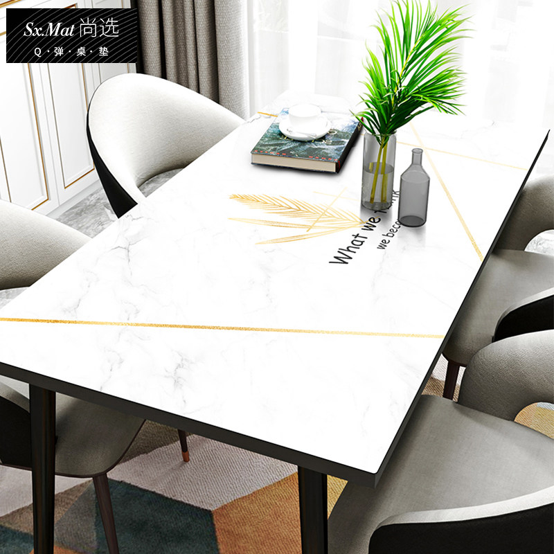 Q - bomb silicone tablemat waterproof oil - proof and luxury plant Nordic tea table cushion