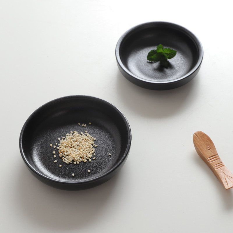 Japanese seasoning dish vinegar dish soy sauce dish flavor dish dipping sauce small pre-dinner dish ceramic small dish tomato sauce dish