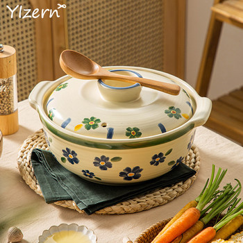 High-Quality Ceramic Casserole for Gas Stoves, New 2026 Model for Home Use, Suitable for Soup, Rice Noodles, and Claypot Rice
