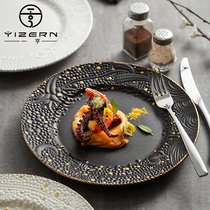 YIZERN One Hen Light Lavish Art Eurostyle Ceramic Dish Creative Pasta Salad West Dining Tray Personality Steak Dinner Plate