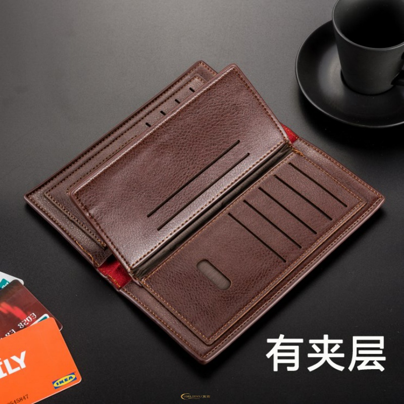 Nam Wallet của nam giới dài Wallet nam Wallet ngắn Business Belt Xem Youth Wallet nam Wallet Wallet Bag