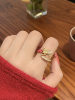 Year of the Dragon Zodiac Sign Open Ring for Women, Niche Design, Light Luxury, High-End Feel, Autumn and Winter Ring, Finger Ring, Index Finger Ring