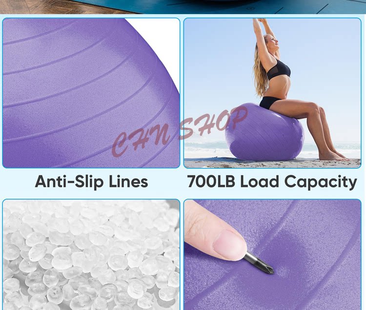 фитнес мяч yoga ball exercise ball for working out anti-burst and slip