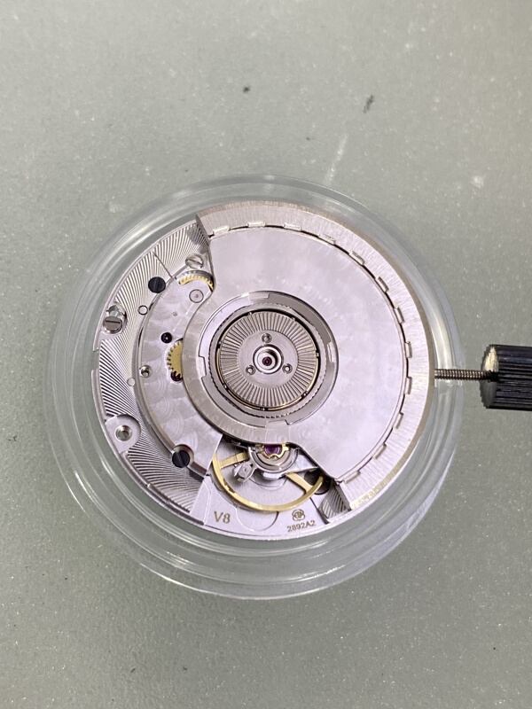 Watch Accessories Tianjin Wuhan 2892A2 Silver Polished Movement Universal Eta2892A2 Movement