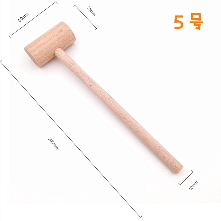 Молоток с деревянной ручкой 榉木木榔头 木头锤工具锤 实木木锤玩具锤 钣金锤敲肉锤 可定尺寸