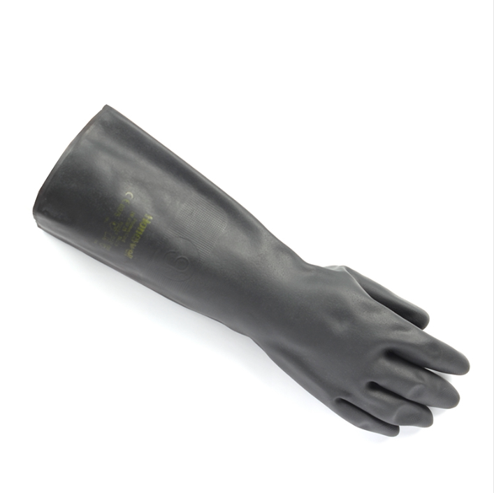 Honeywell 2095025 neoprene antichemical gloves resistant to acid-resistant, abrasion-resistant lengthened labour gloves