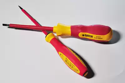 Shida G series two-color handle one-shaped insulated screwdriver 61311 61312 61313 61314 61315
