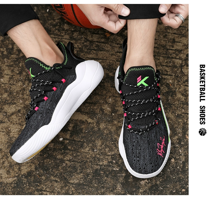 Trang web chính thức giày bóng rổ Anta giày nam mùa thu 2020 mới giày kỵ binh nhẹ chống mài mòn thoáng khí kt5 112021608 - Giày bóng rổ