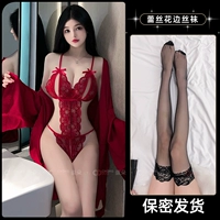 Красный комплект, колготки