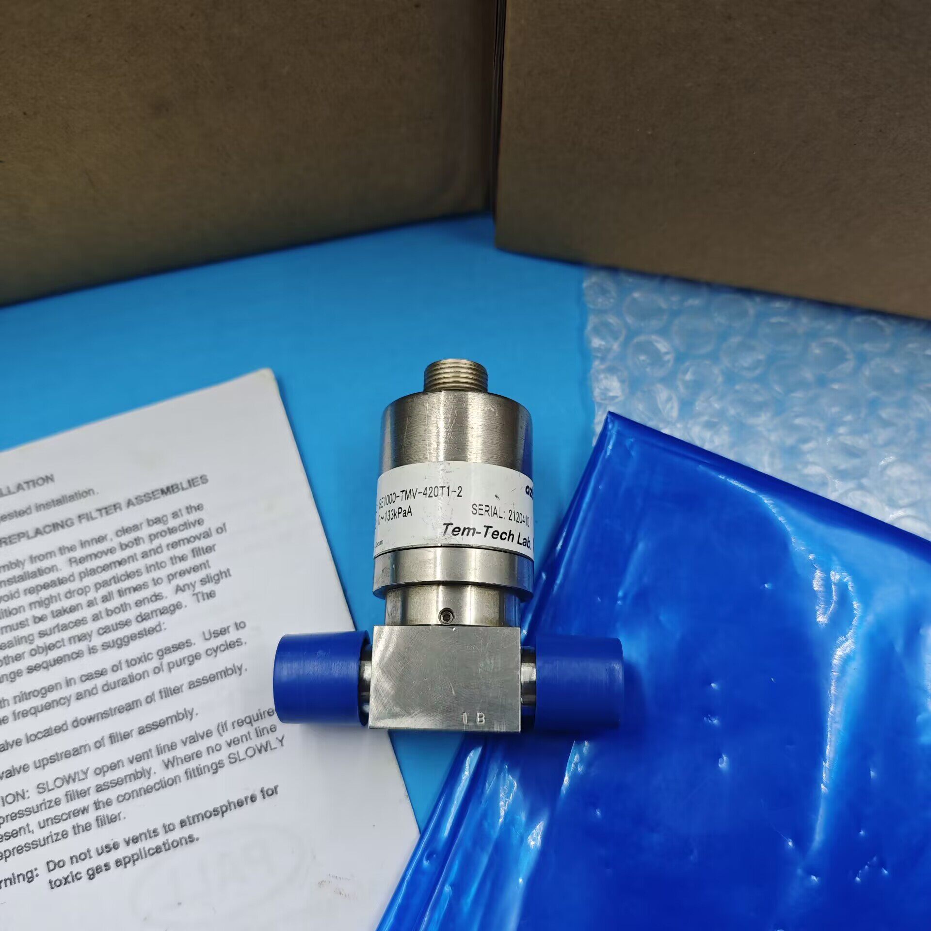 原装正品Tem-Tech Lab压力传感器SE1000-TMV-420T1-2现货销售议价