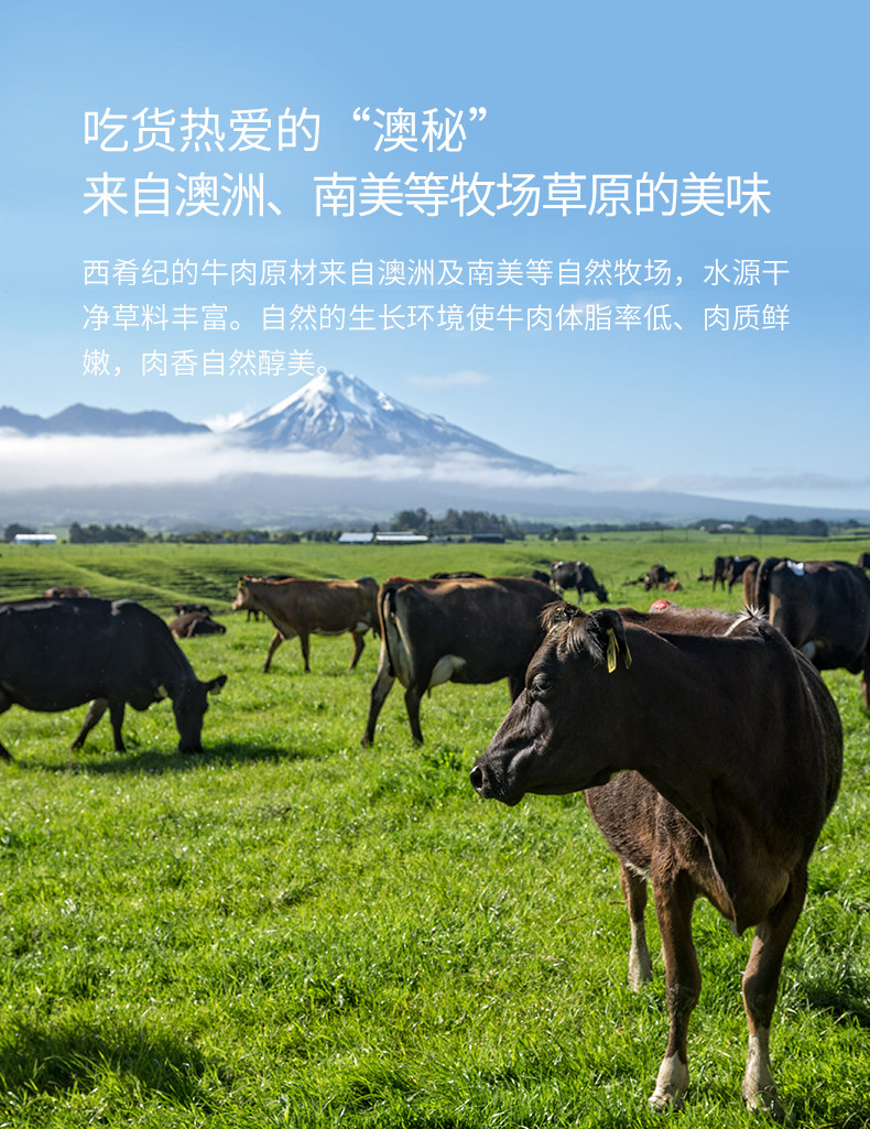 西肴纪 澳洲进口 黑椒牛排套餐 80g*10片 图3
