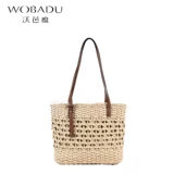 Соломенная дизайнерская сумка на одно плечо, популярно в интернете, премиум класс