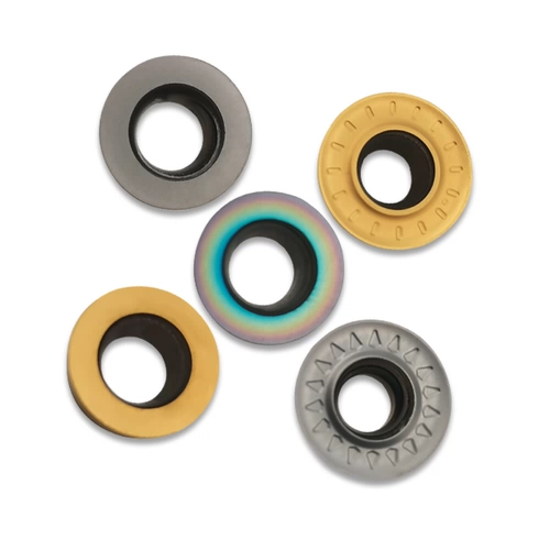 Меткинг -лезвие с ЧПУ RPMT1003 1204 Твердоелевая круглая плата R5 R6 Центр обработки из нержавеющей стали.