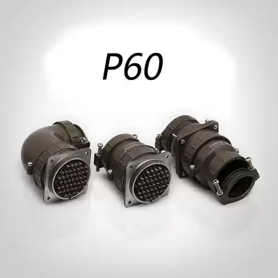 Aviation plug socket P60K4Q P60J4Q 47 core positive and negative straight headgear P60K J4A connector