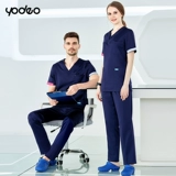 样道 Униформа врача, униформа медсестры для работы, нарукавники, комплект, короткий рукав