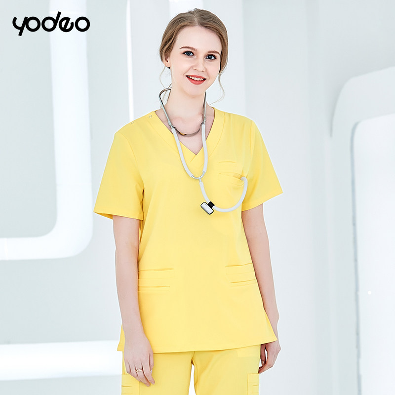 Sample medical beauty nurse clothes female two-piece suit doctor operating room work clothes hand wash clothes female brush hand clothes male high-end