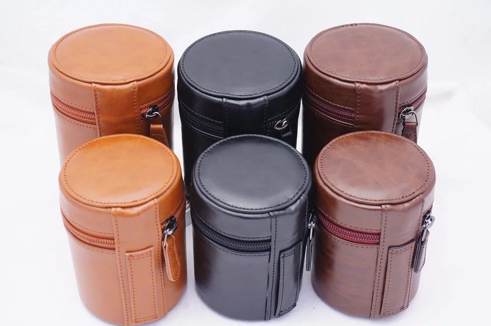 Applicable micro single eye camera Single-eye camera lens protection bag lens cup portable cover shockproof cortical lens cylinder