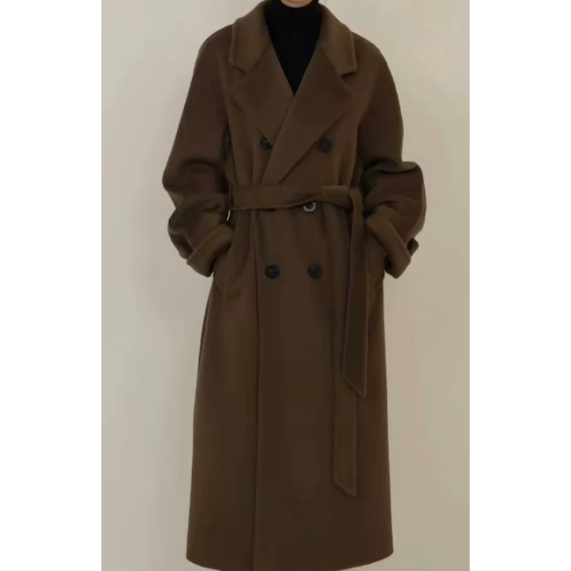 2026 New Model 13.8 High-End Luxury Product Lined Long Classic 801 Cashmere Coat 2026 New Model 13.8 High-End Luxury Product Lined Long Classic 801 Cashmere Coat