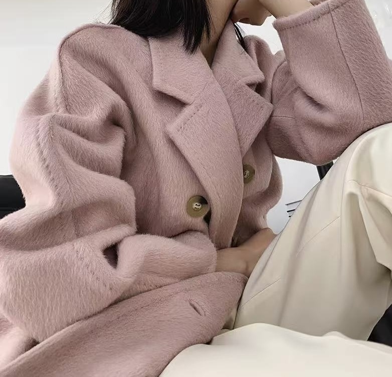 2026 New Model 101801 Alxa Camel Hair Long Coat