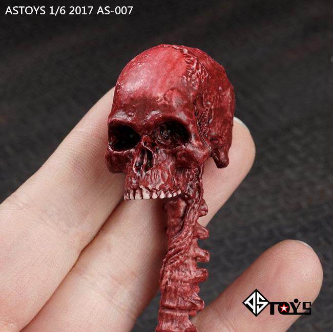 ASTOYS 1 6 AS007 Iron blood Alien Skull Skull Terrace Scene Accessories Non HT Spot