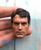 Soldier 1 6 super man new hairstyle with glasses Sven styling Henry Cavill head carving spot