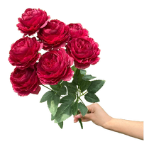 New Chinese style wedding hall welcome ornaments flower arrangement decoration artificial flowers retro red wedding high ceiling artificial flowers