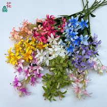 Sayuri multi-headed honeysuckle wedding background wall decoration artificial flowers wedding venue arrangement flower arrangements silk flowers