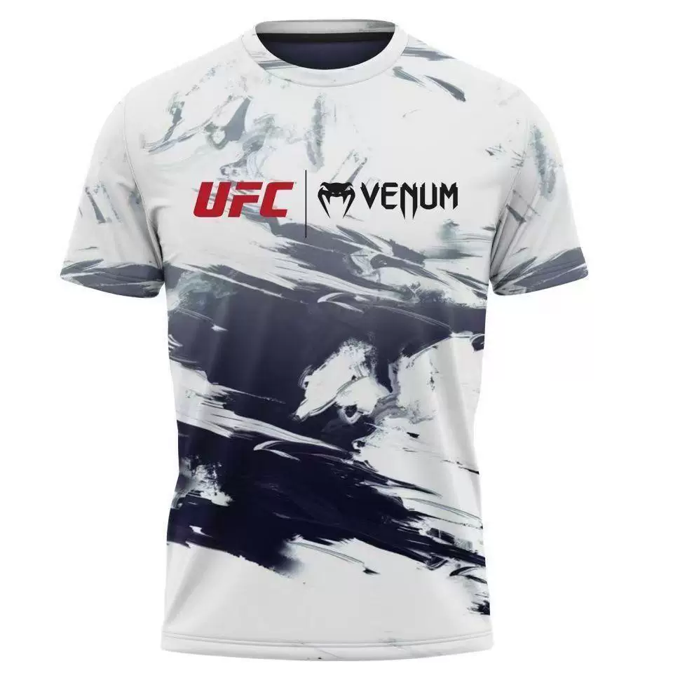 VENUM UFC Fight Night 3D печатная футболка с коротким рукавом Muay Thai Sanda для фитнеса