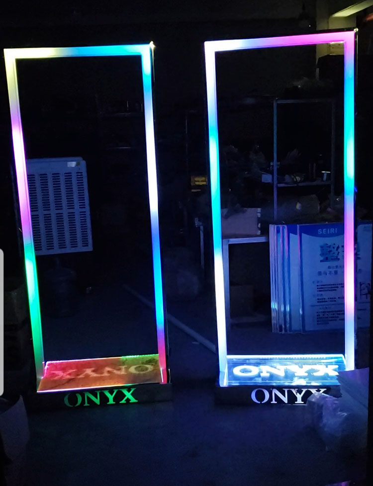 Aisoon frame bar point stage stainless steel laser door frame GOGO four-dimensional DS point dance stage direct sales